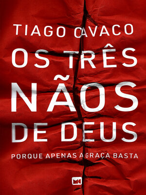 cover image of Os três nãos de Deus